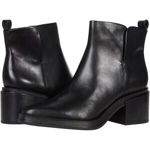 Franco Sarto Womens Dalden Ankle Boots US 6.5 M EU 36.5 Black Leather NWOB